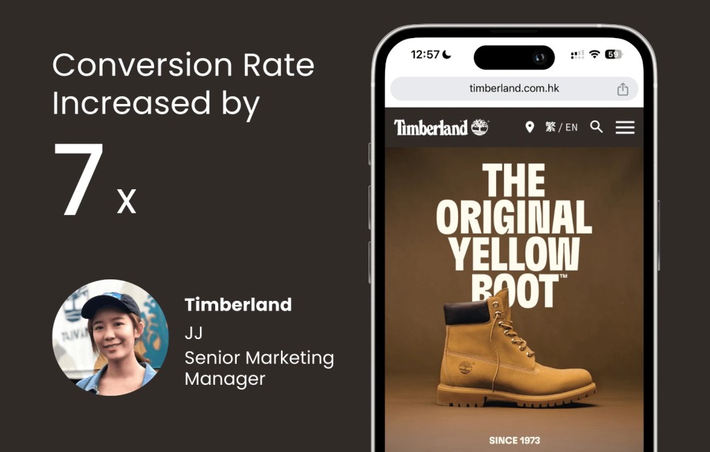 Omnichat empowered Timberland to achieve 7x conversion rate