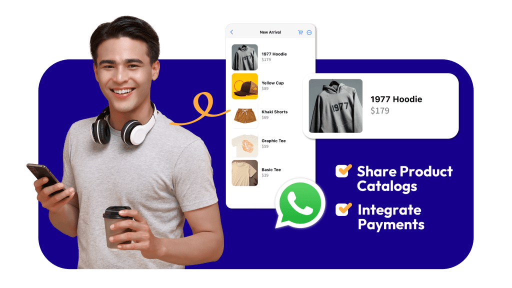 Showcase products with WhatsApp Business catalogue and payment integration