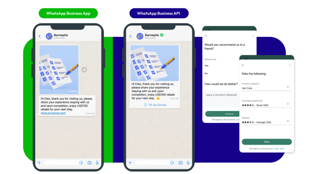 Analyse WhatsApp Business conversations using App or API for customer insights