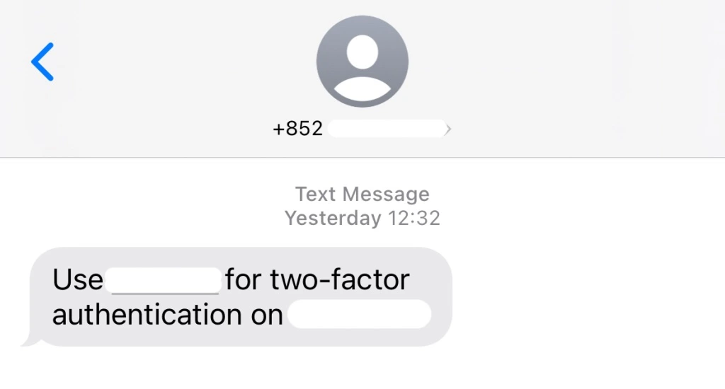 SMS OTP limited customer experience with no interactive features