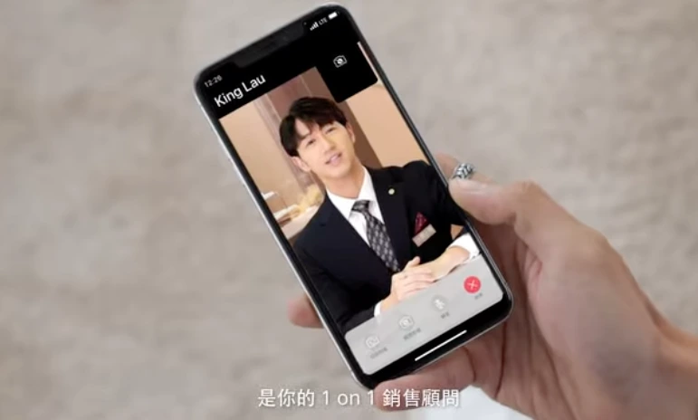 馮允謙化身明星店長,用 WhatsApp 遙距為客人介紹六福珠寶全新婚嫁系列婚戒
