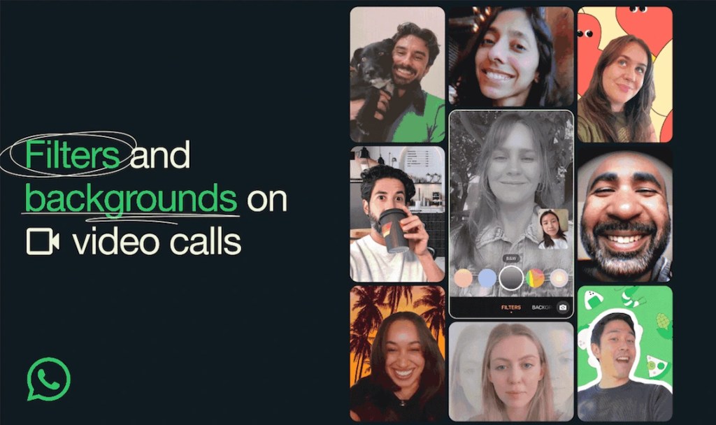 WhatsApp 視像通話加入濾鏡和特效, Add Filters and Backgrounds on Video Calls