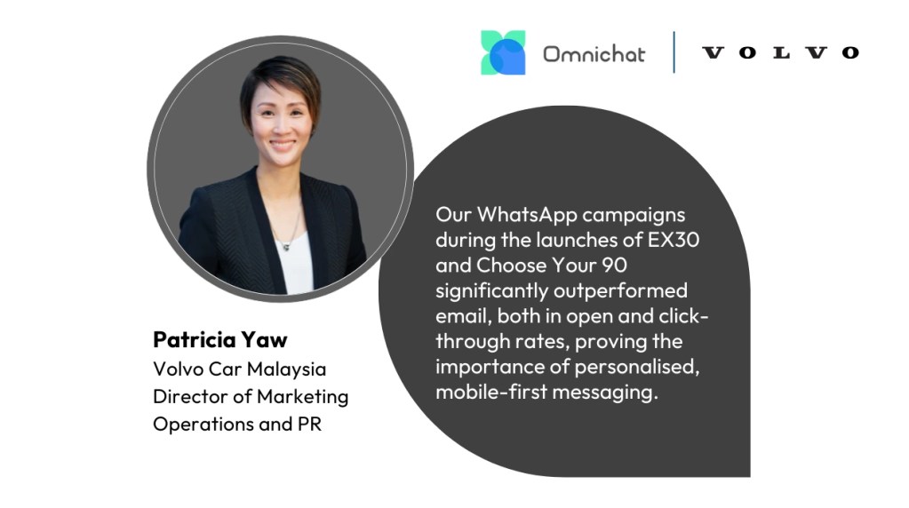 The WhatsApp campaigns of Volvo outperformed email