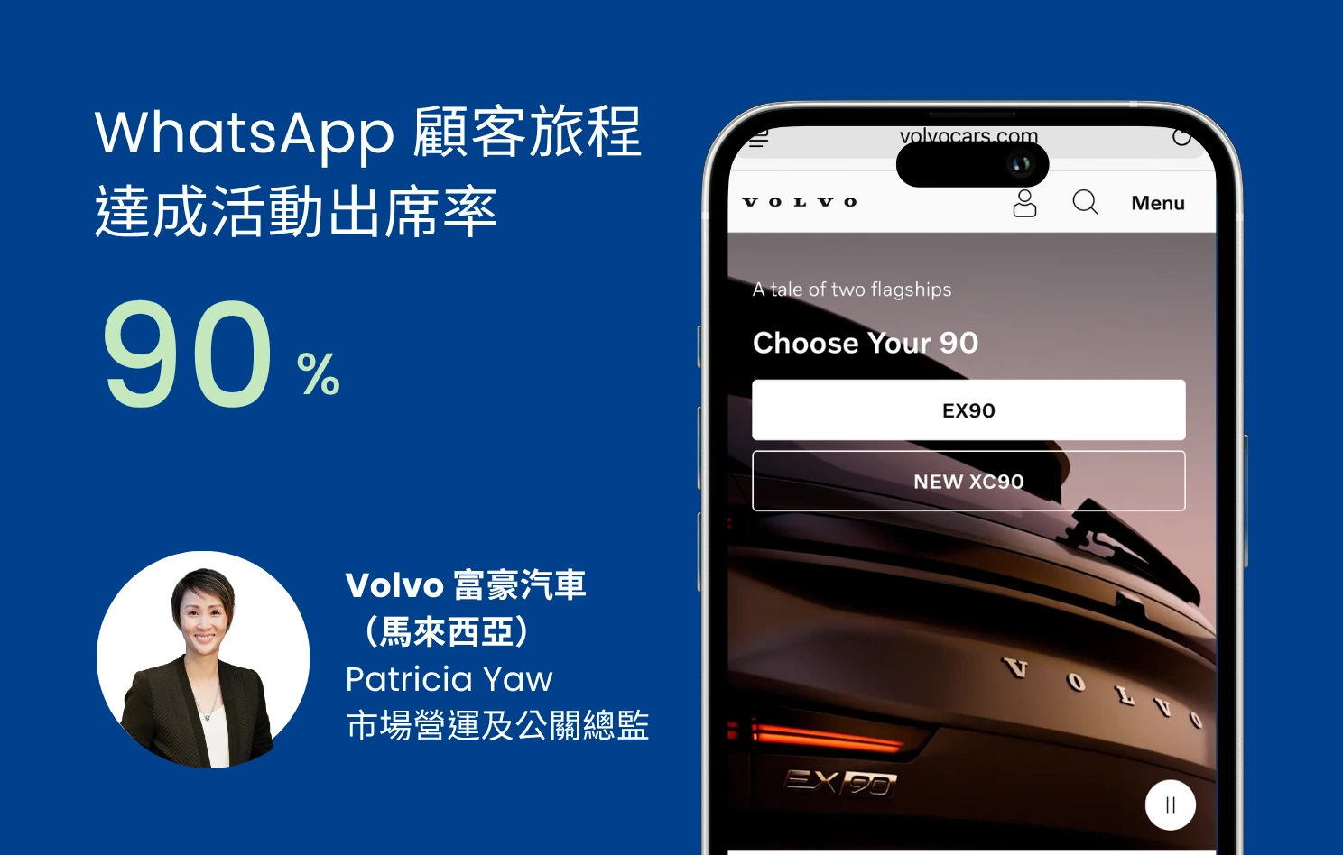 Volvo 富豪汽車與 Omnichat 攜手合作，透過 WhatsApp 無縫融合線上線下的銷售體驗
