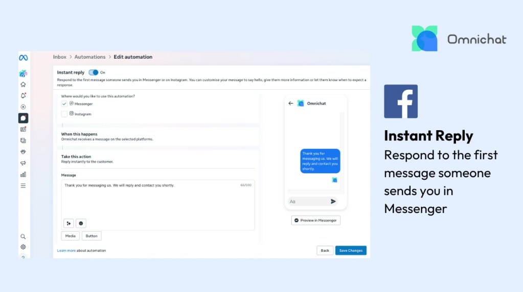 Facebook Messenger Auto-Reply Setup Methods - Set Up "Instant Reply"