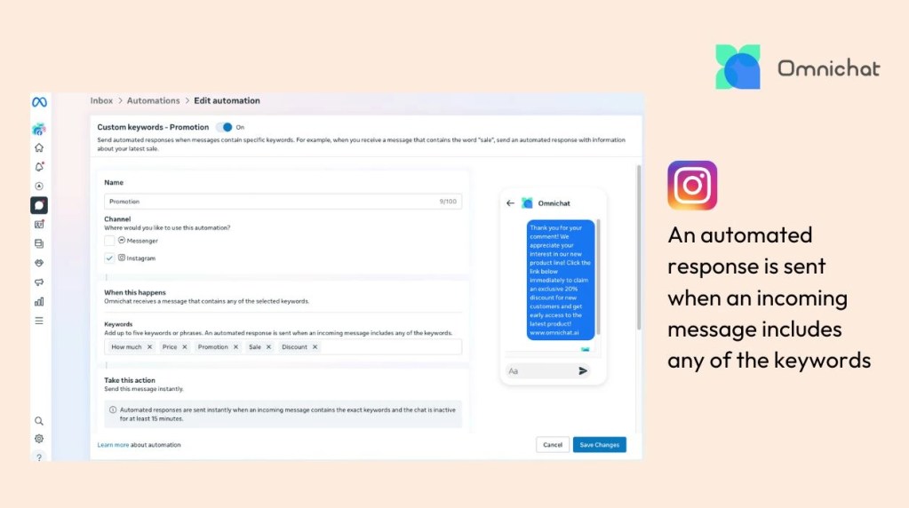 Using Meta Business Suite for IG Auto-Reply