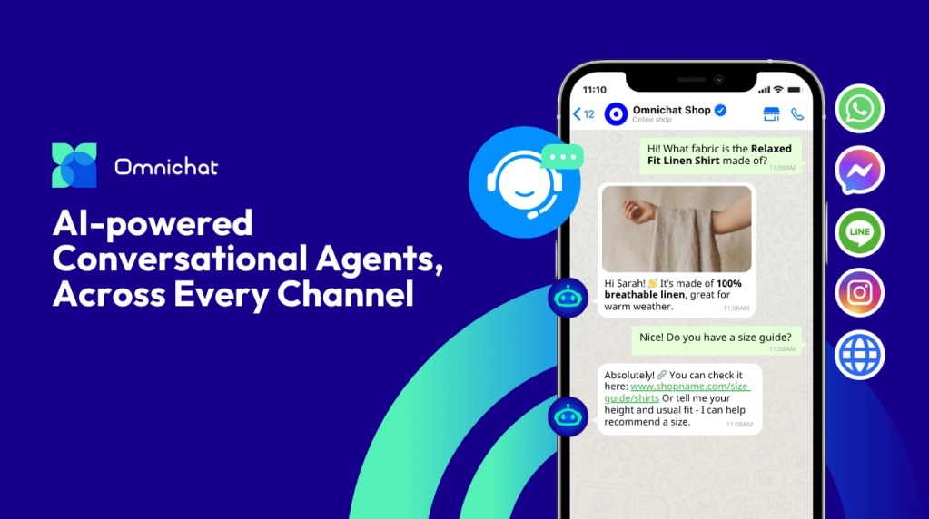Omni AI Conversational Agents for WhatsApp, Facebook, Instagram and LINE