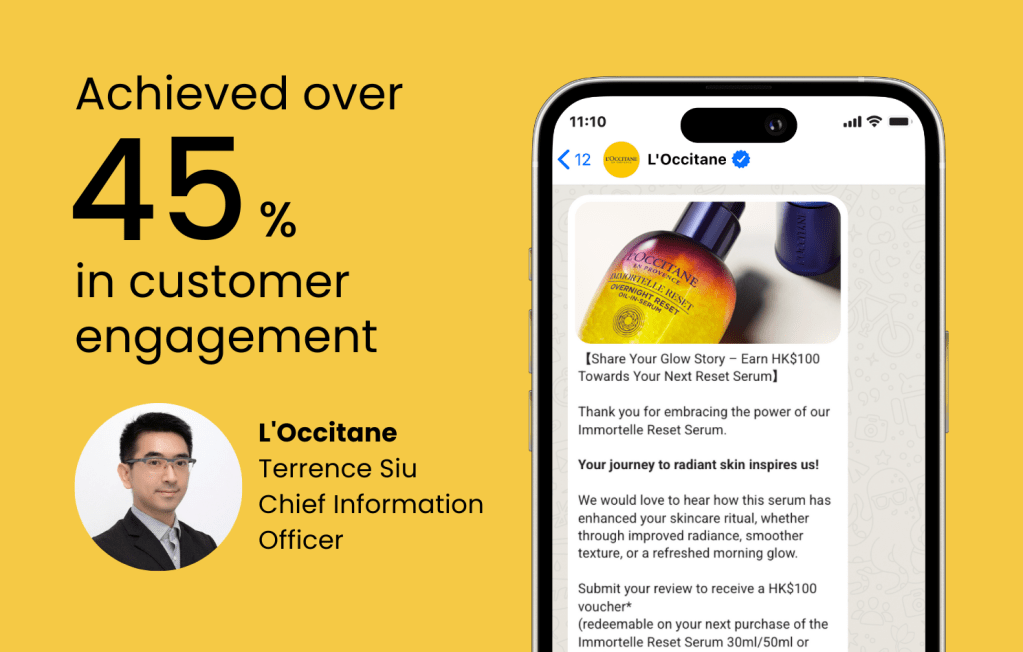 L’OCCITANE’s Digital Transformation: Building Personal Connections on WhatsApp