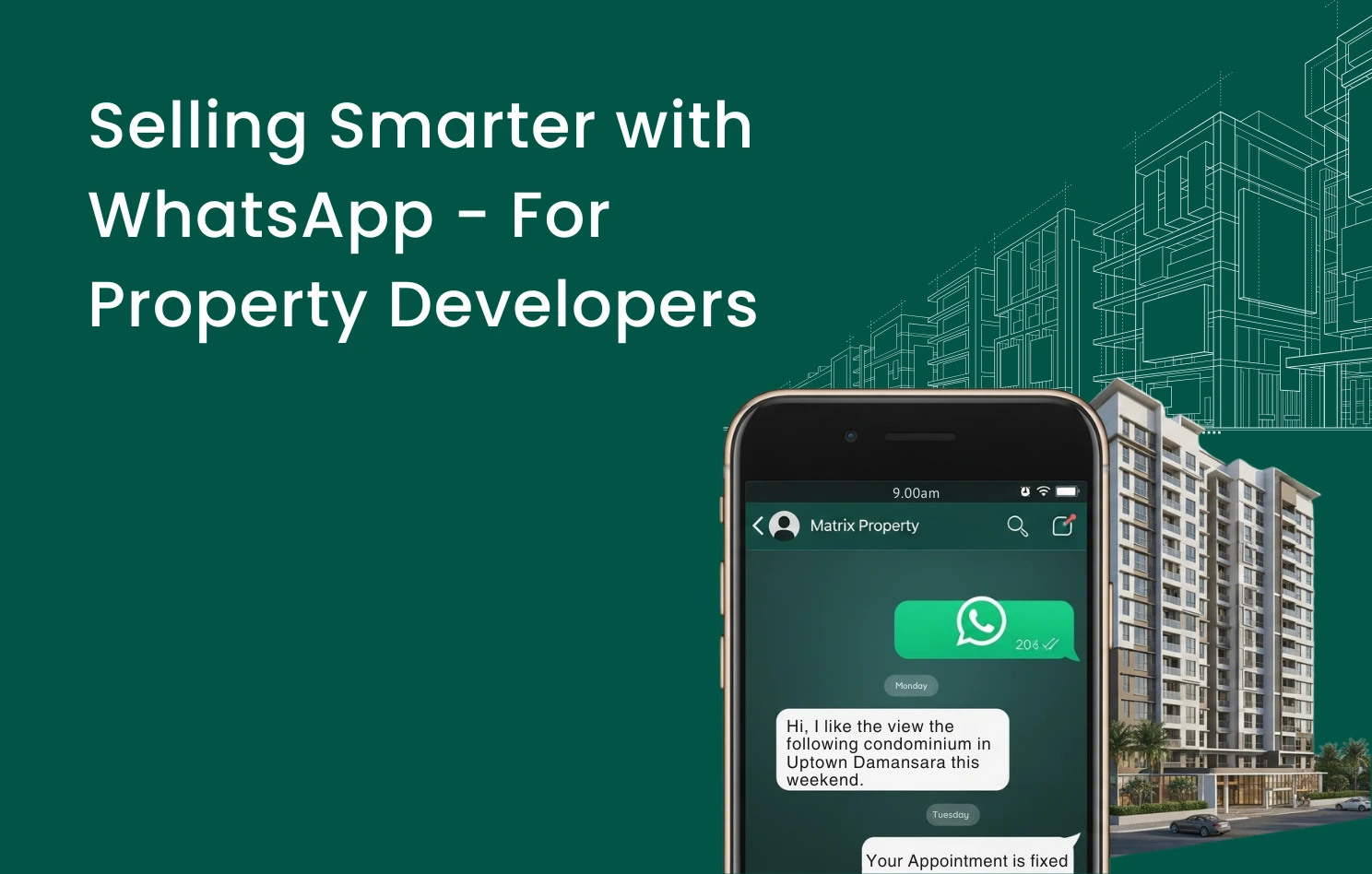 Lead generation for real estate agents using WhatsApp to convert property leads
