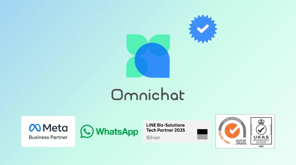 Omnichat is a Meta-authorised WhatsApp Business Solution Provider (BSP) with ISO 27001 certification