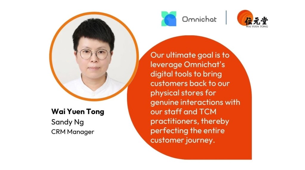 Sandy Ng, CRM Manager at Wai Yuen Tong