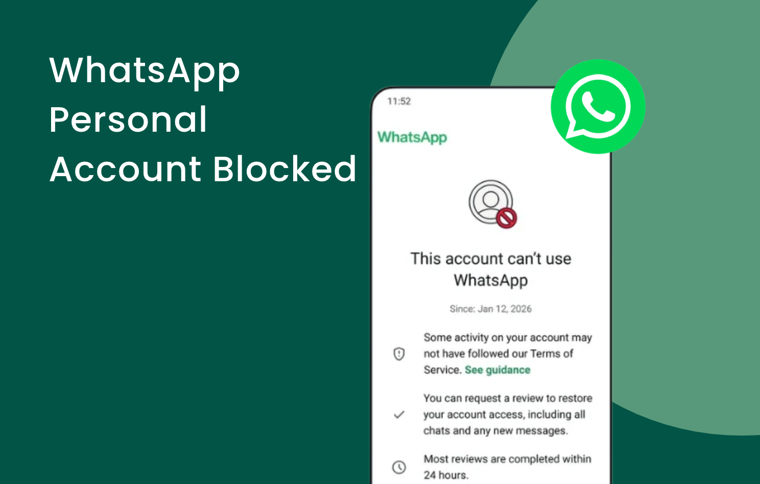 WhatsApp Personal Account Blocked: Reasons, Unban Appeals, and Prevention Guide